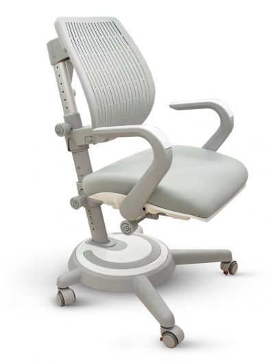 Детское ортопедическое кресло Mealux Ergoback - серый однотонный 